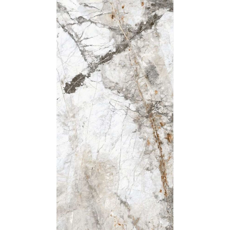 Керамогранит Global Tile Gabriel_GT Белый полированный GT120605703PR 120х60 см