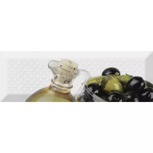 Декор Absolut Keramika Monocolor Olives 03 Fluor 30х10 см