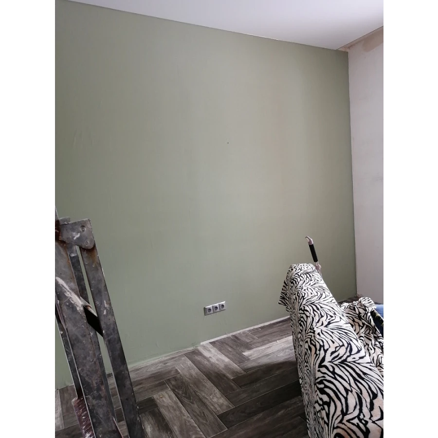 Обои флизелиновые Palitra Home HomeColor Aquarelle Bionica Monochrome Provence зелёные HC71823-77 1,06х10,05 м