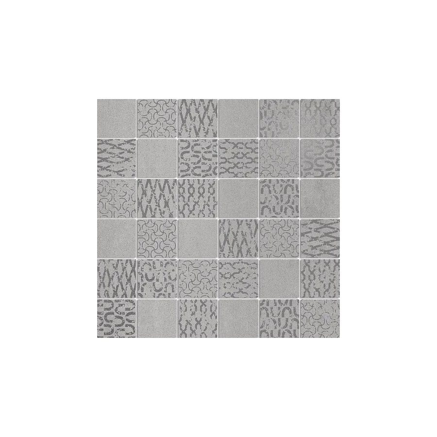 Декор Kerama Marazzi Про Дабл серый мозаичный 30х30 см