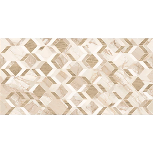 Керамическая плитка Kerlife Calacatta Gold Rombi 33 глянцевая бежевая 1,79 м2 63х31,5 см