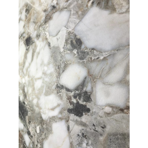 Керамогранит Creanza Aragonite White Shape+Glue Art 3D-глазурь матовый серый SH1001-G 120х60 см