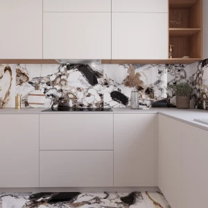 Керамогранит Arcadia Ceramica Grande Crystal High Gloss глянцевый белый HG2002-A 120х60 см