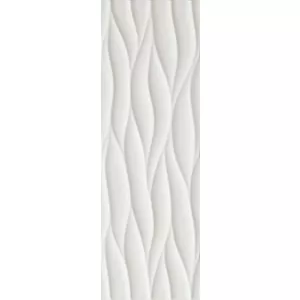 Глазурованная керамическая плитка Fap Ceramiche Lumina 75 Curve White Matt fLMR 25x75