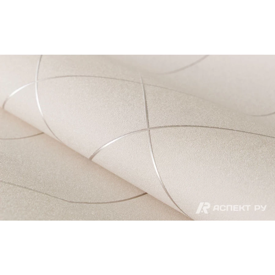 Обои флизелиновые Аспект Deluxe Мейсон бежевые 70527-12 1,06х10,05 м