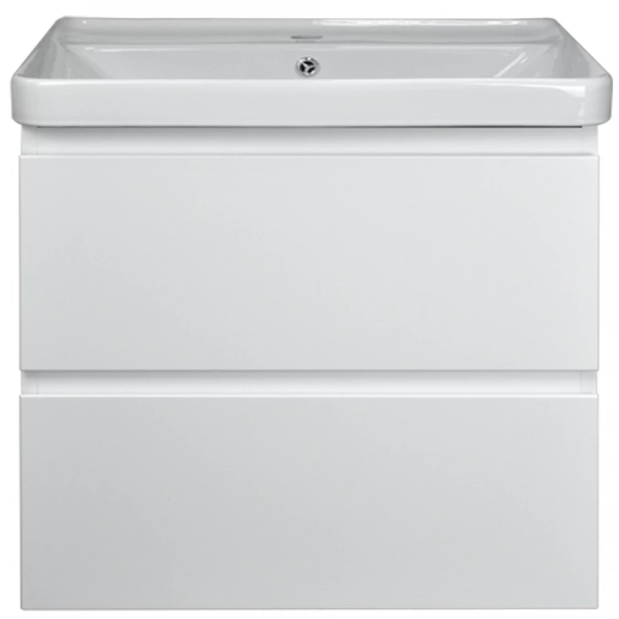 Комплект тумба Azario Мила 80 подвесная с раковиной Monte tx 80 белый матовый CS00080142 81х47х67 см