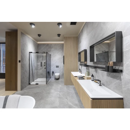 Плитка настенная Porcelanosa Мйстис Грей / Mystic Grey матовая серая 100336876 150х59,6 см