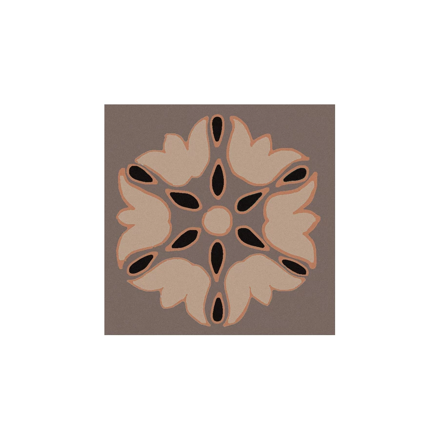 Вставка Kerama Marazzi Анвер 12 коричневый OS\C178\21052 4,85х4,85 см