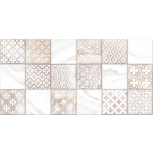 Плитка облицовочная Alma Ceramica Fresco рельефная глянцевая бежевая TWU2550FRC14 50х24,9 см