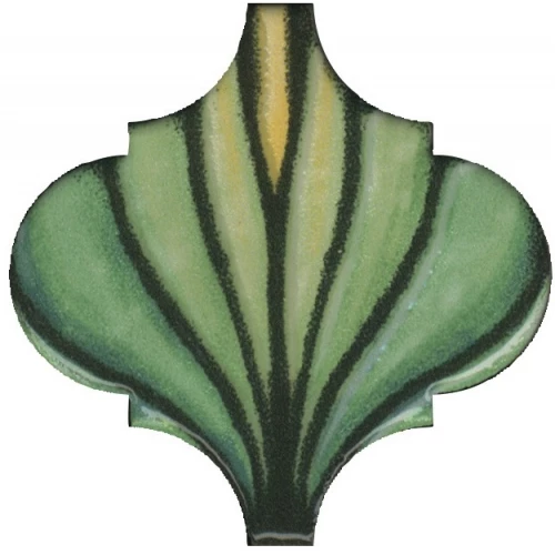 Декор Kerama Marazzi Авейру 1 глянцевый зеленый OS/A157/65000 6,5х6,5 см