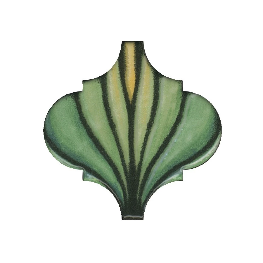 Декор Kerama Marazzi Авейру 1 глянцевый зеленый OS/A157/65000 6,5х6,5 см