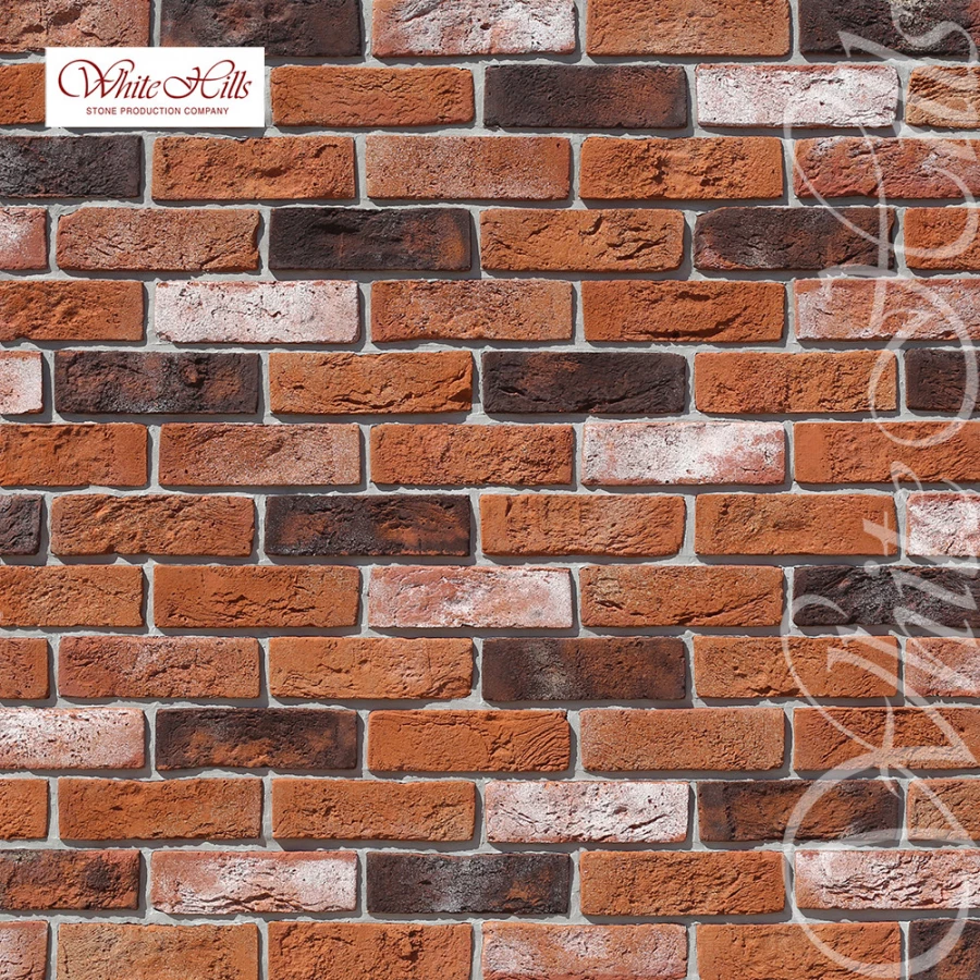 Плитка под кирпич White Hills Ринн Брик 683-60 21,3x6,5х1,2-1,9 см