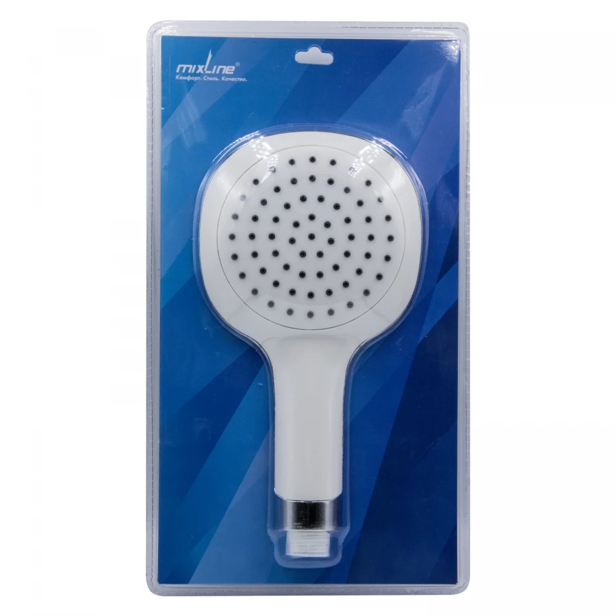 Лейка для душа MixLine ML 1042 1 режим белый 554378