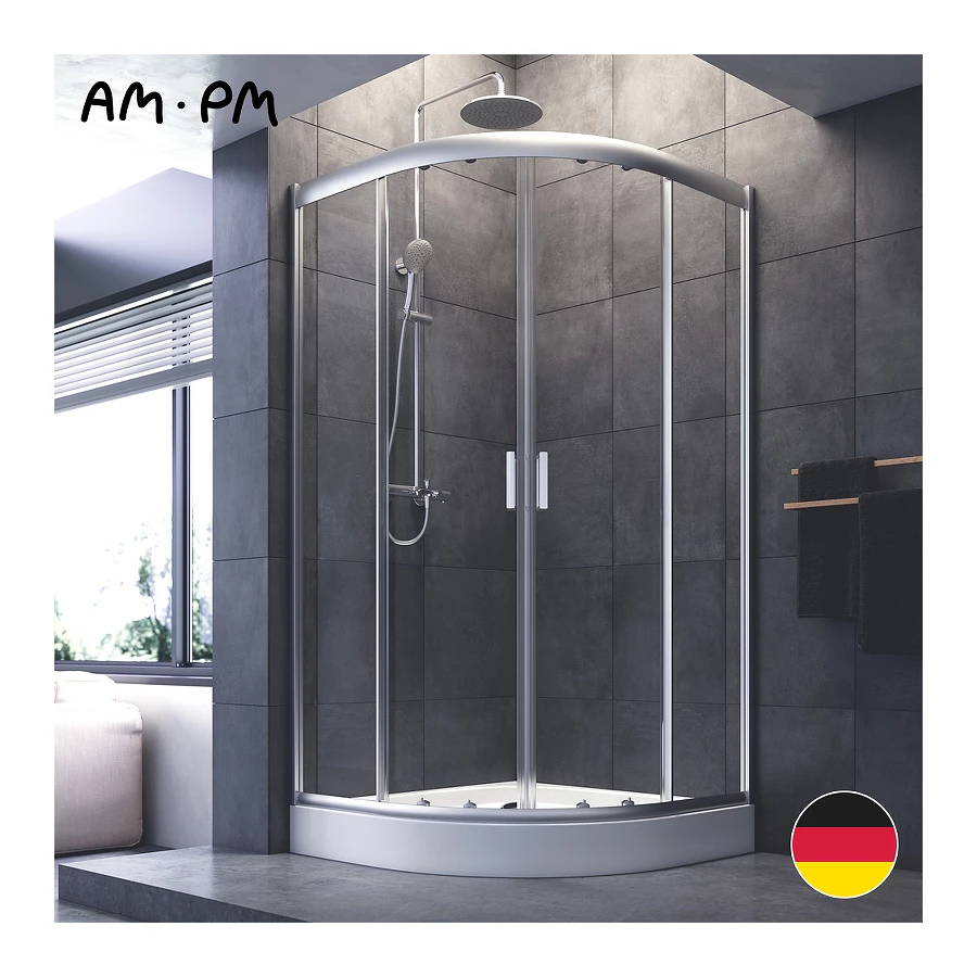 Душевой уголок Am Pm Gem без поддона W90G-401-100WT 100х100 см