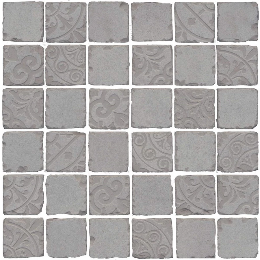Керамогранит Kerama Marazzi Про Фьюче Декор мозаичный матовый серый SBM004/DD640220 30x30 см