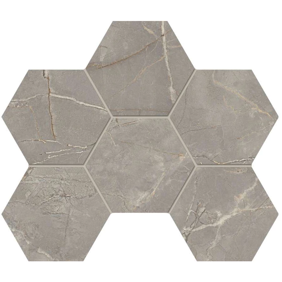 Мозаика Estima Bernini BR03 Hexagon неполированная 67342 28,5х25 см