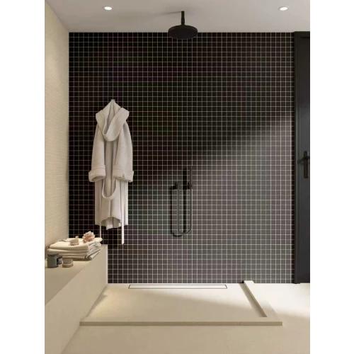 Мозаика Bonaparte Керамогранитная мозаика Arene black 48х48 матовая черная 30,6х30,6 см