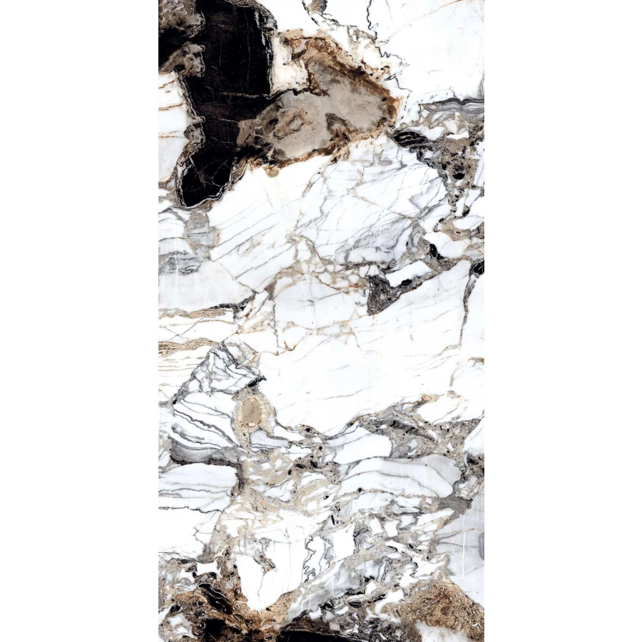 Керамогранит Arcadia Ceramica Grande Crystal High Gloss глянцевый белый HG2002-A 120х60 см