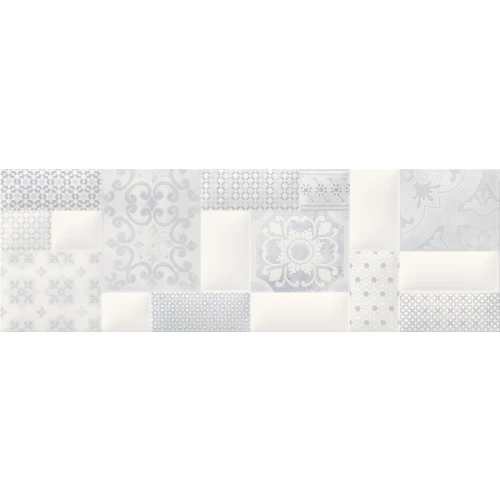 Вставка Meissen Keramik Pillow Game пэтчворк белый O-PIL-WID051-54 89х29 см