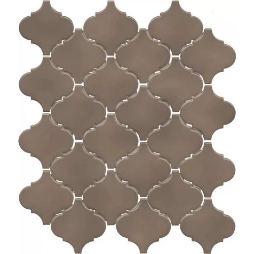 Плитка настенная Kerama Marazzi Арабески Марокко глянцевая темно-коричневая KM2630M0010N 30х26 см