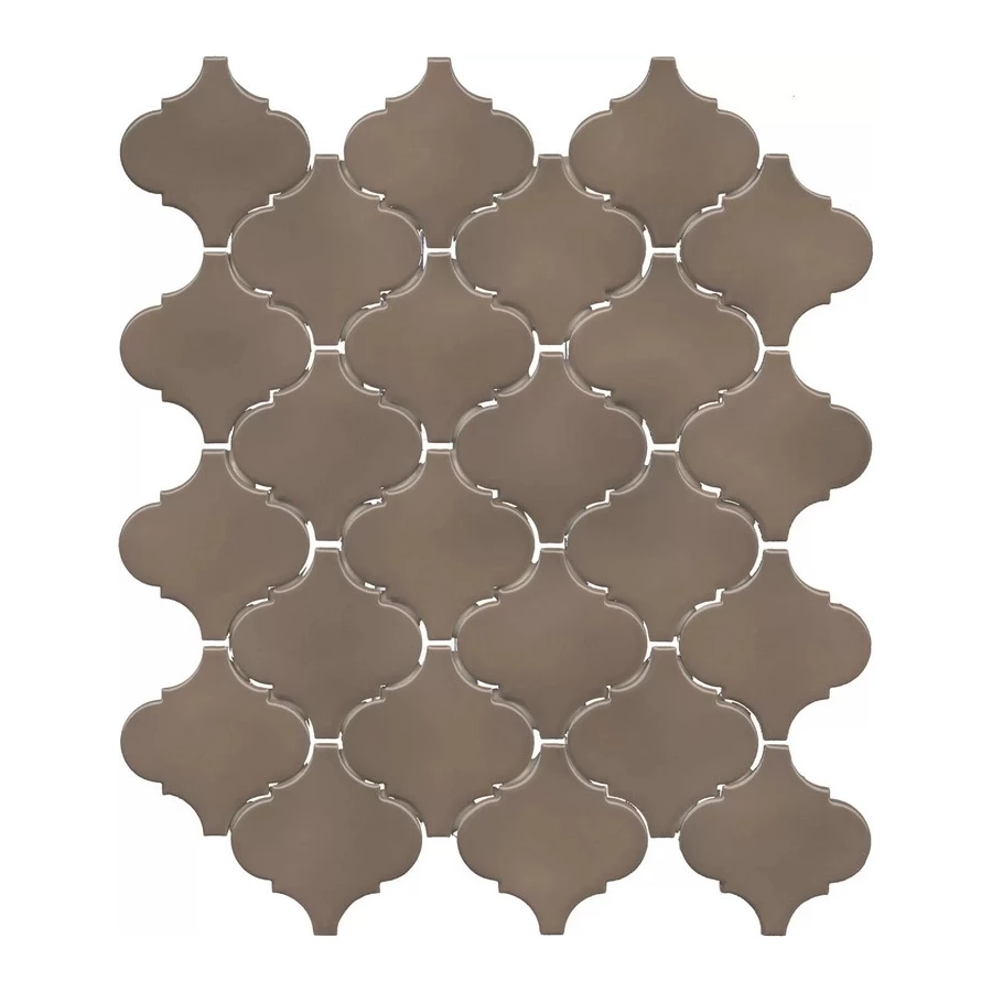 Плитка настенная Kerama Marazzi Арабески Марокко глянцевая темно-коричневая KM2630M0010N 30х26 см