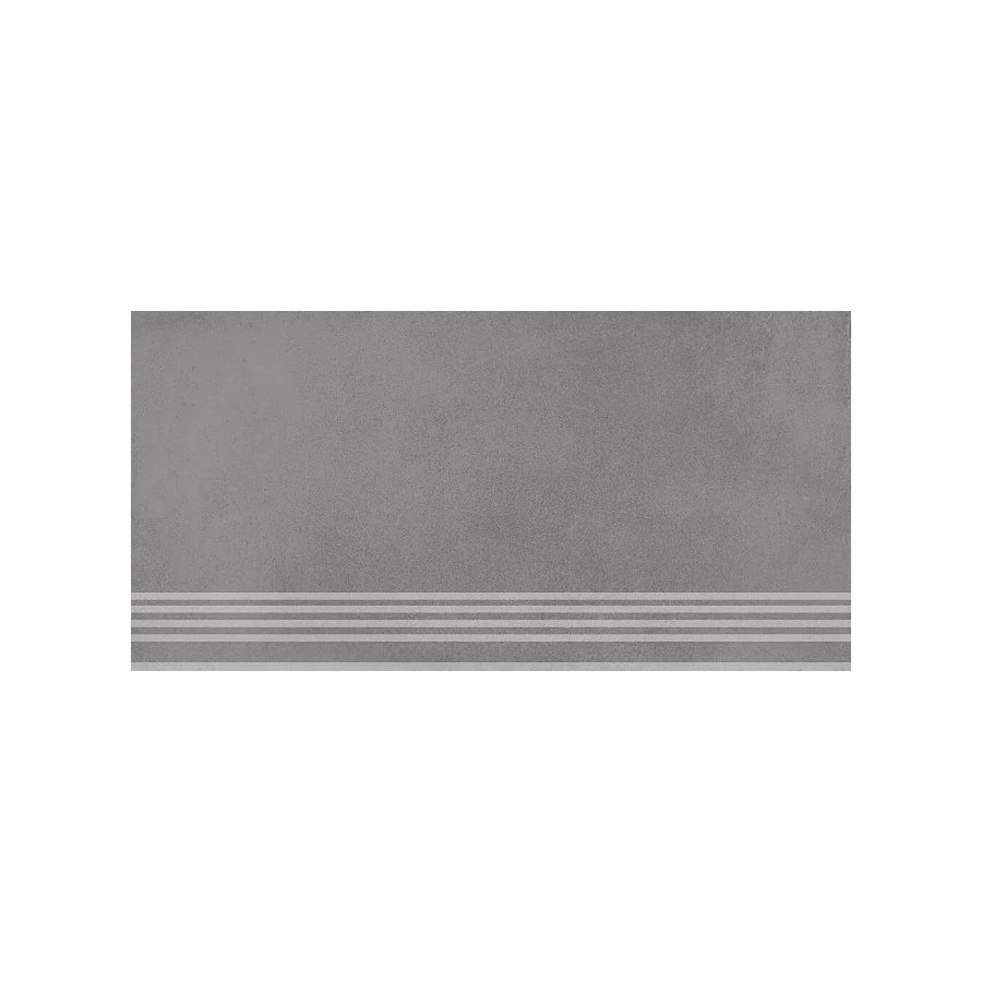 Ступень Kerama Marazzi Мирабо матовая серая DD253600R/GR 60х30 см