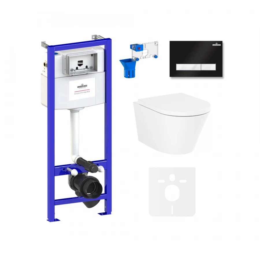 Унитаз Lavinia Boho Relfix Biore Compacto Rimless 75110157 (комплект 7 в 1)