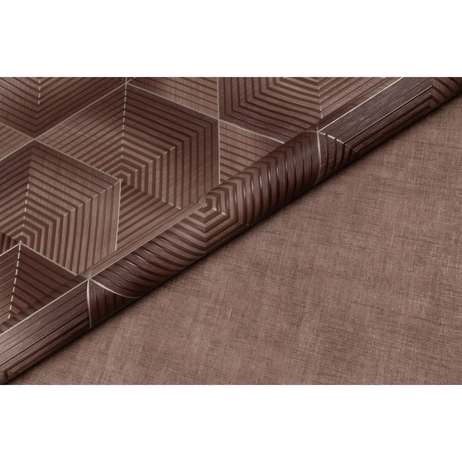 Обои флизелиновые Palitra Home Wood Line коричневый HC72260-48 1,06х10,05 м