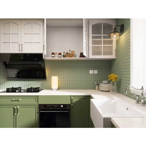 Мозаика Bonaparte Керамогранитная мозаика Arene olive 48х48 матовая оливковая 30,6х30,6 см