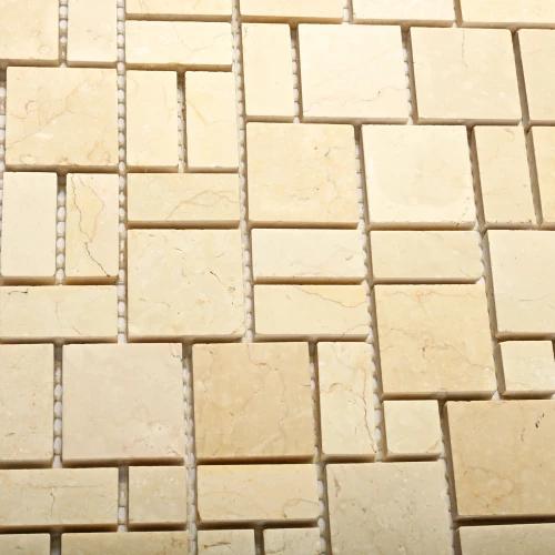 Мозаика Bonaparte Каменная мозаика Venice матовая бежевая 30,5х30,5 см