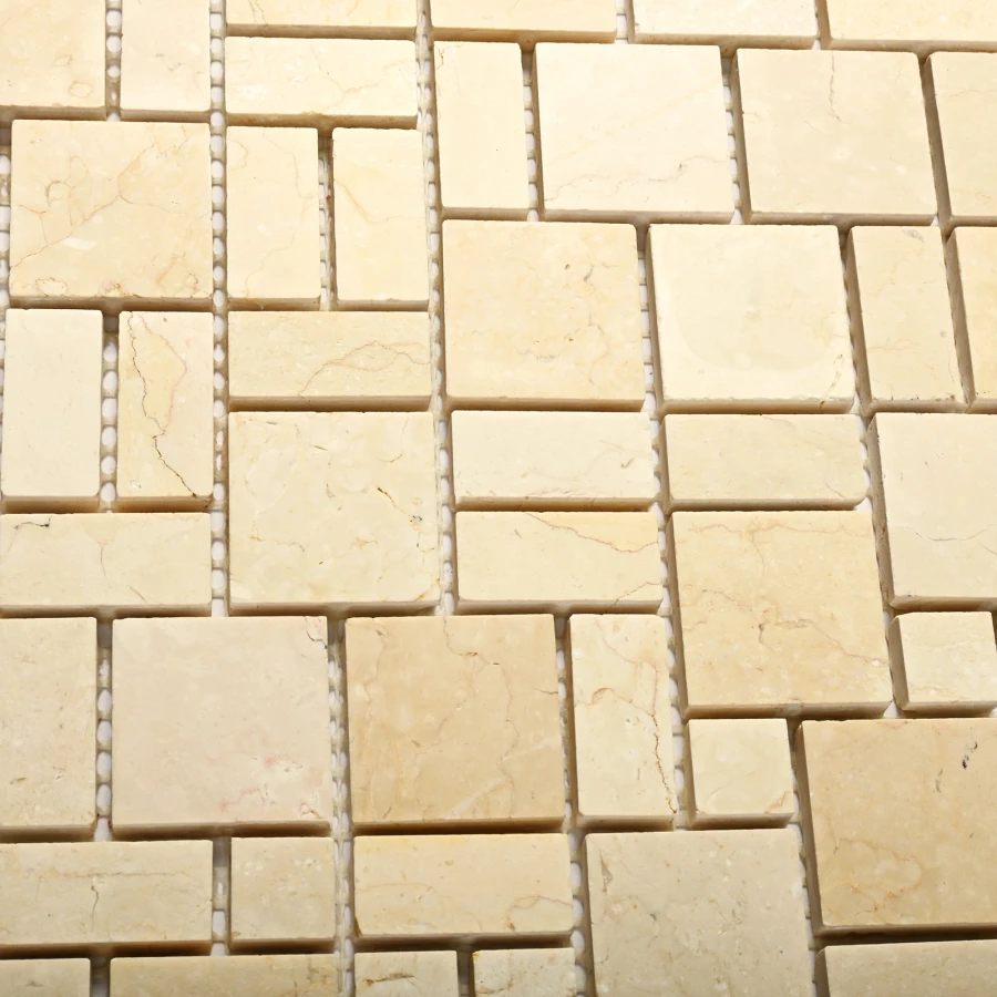 Мозаика Bonaparte Каменная мозаика Venice матовая бежевая 30,5х30,5 см