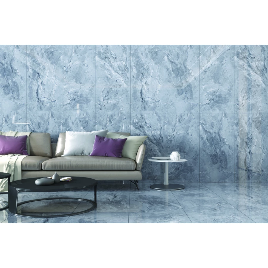 Керамогранит Maimoon Ceramica Glossy Strom Grey 120х60 см