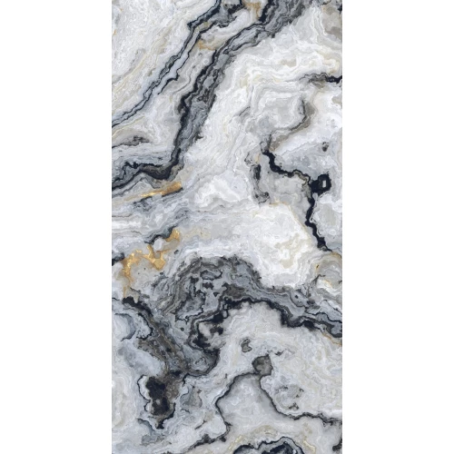 Керамогранит Seratonia Carving-Glossy GS Basil Natural серый 120х60 см