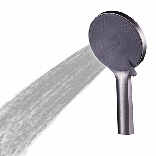 Лейка ручная Fashun душевая круглая сатин серый N018