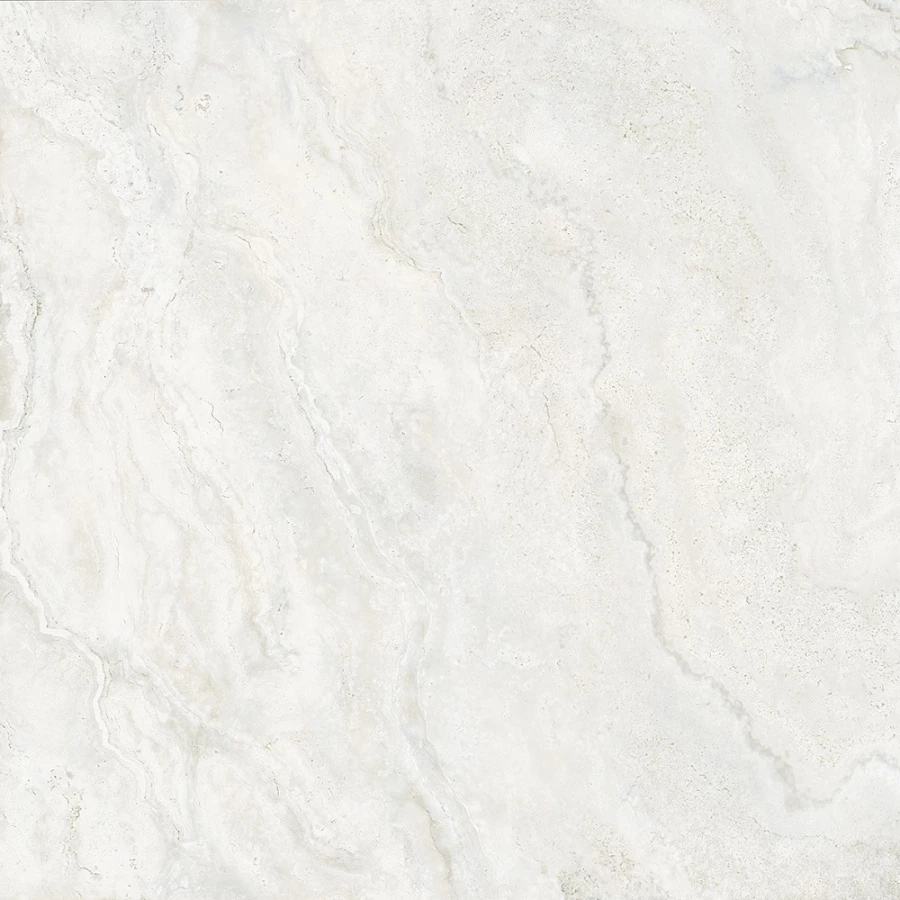 Керамогранит Ceramiche Piemme Stone Revolution Travertino Ivory Satin Ret полуматовый белый 06096 120х120 см