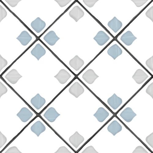 Керамогранит Harmony Peronda Tanger Silver Rhomb многоцветный 3356231083 12,3х12,3 см