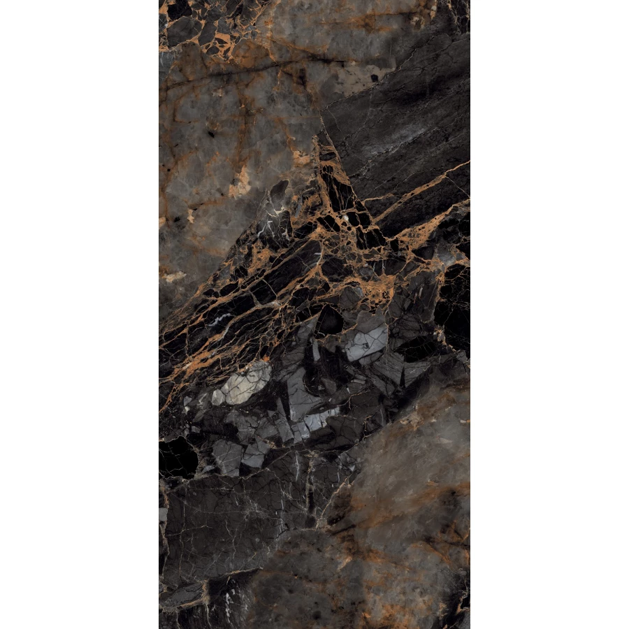 Керамогранит Global Tile Decorum GT Черный суперполировка GT1206011705HPR 120х60 см