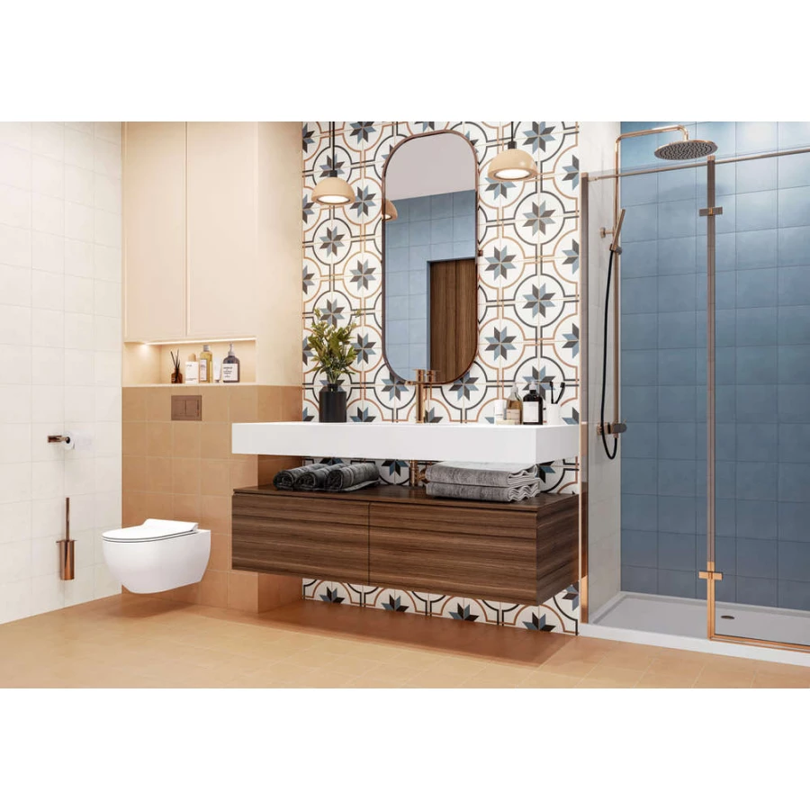 Керамогранит New Trend Design Art Ivory матовый слоновая кость GP2020DNA01 20х20 см