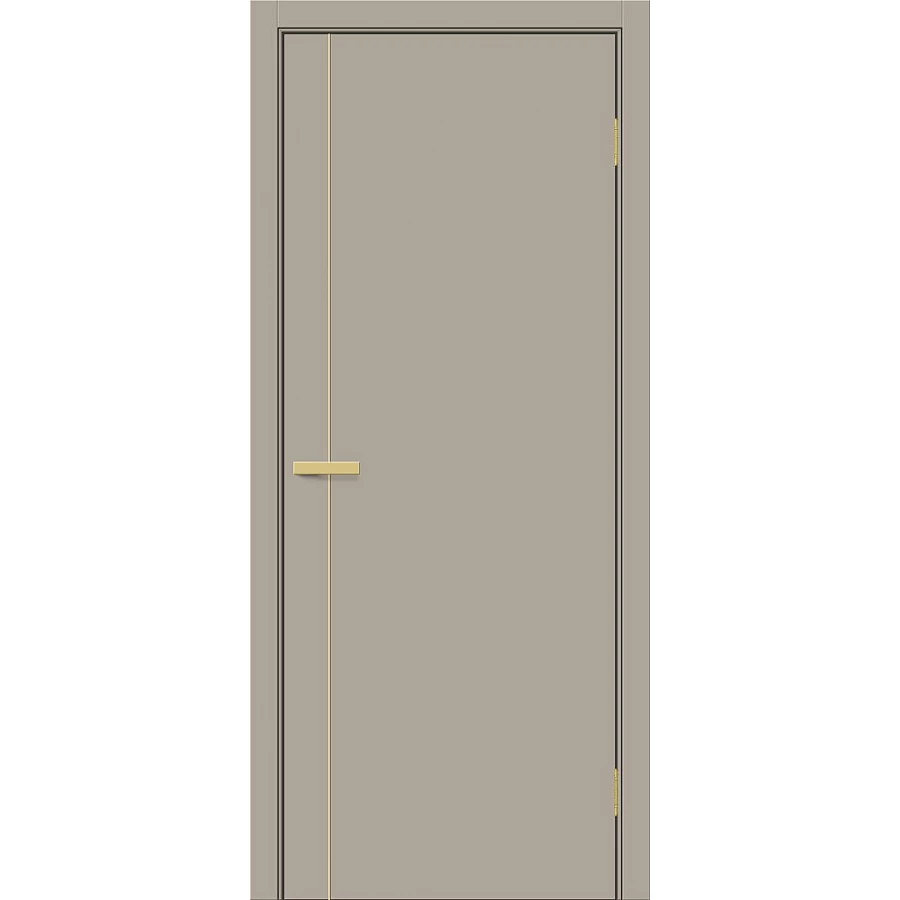 Межкомнатная дверь Bravo Браво-0.10.П (SG:P3) 200x90 экошпон Bravo A полотно глухое цвет Clay Silk
