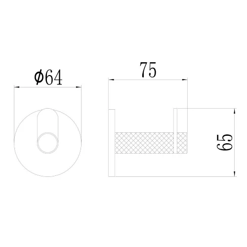 Крючок Savol двойной S-002153HD