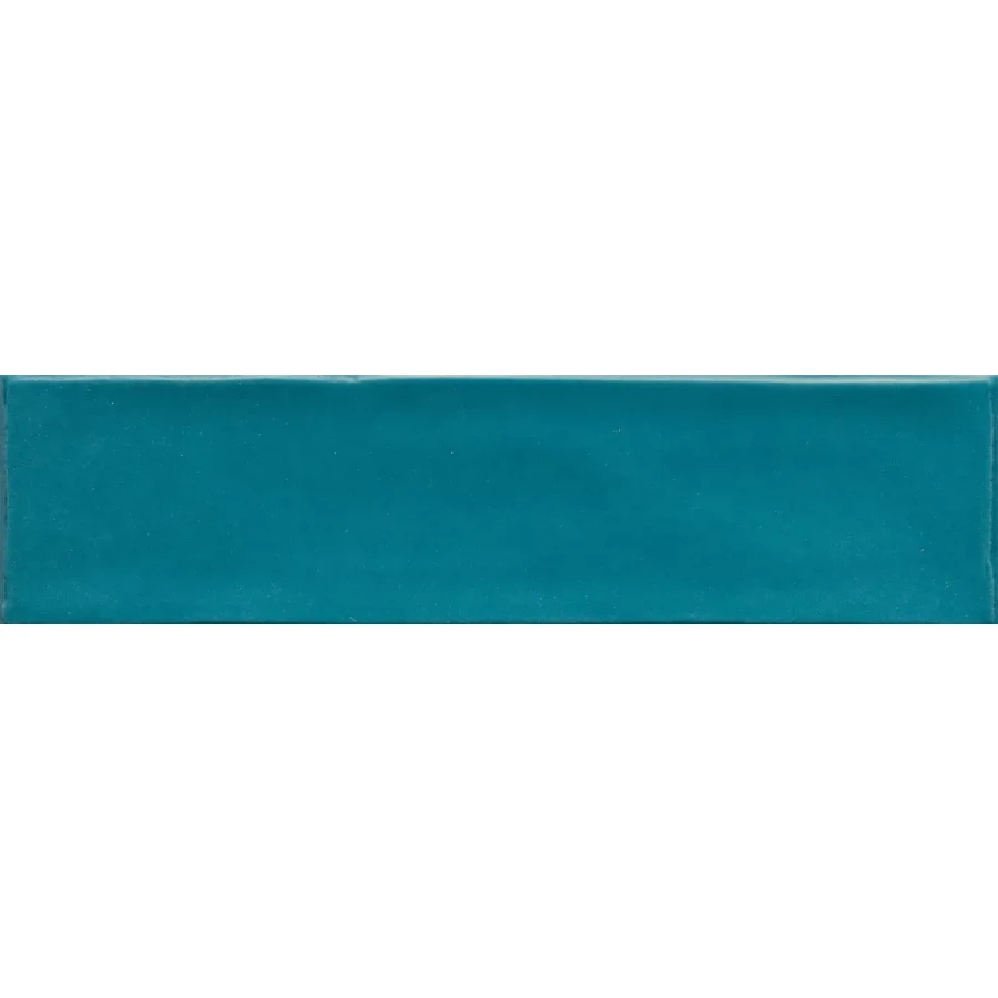 Плитка настенная Imola Ceramica Slash SLSH 73TQ Turquoise глянцевая синяя 30х7,5 см