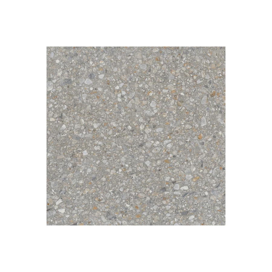 Керамогранит Estima Aglomerat AG23 структурированный рект серый 72307 60x60 см