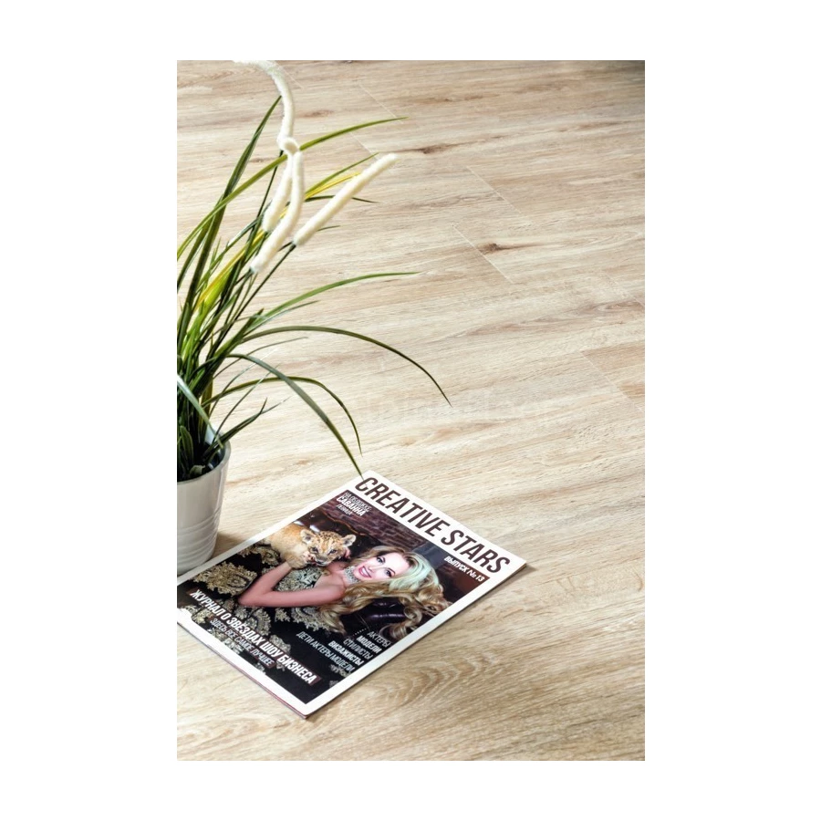 Плитка кварцвиниловая Alpine Floor Ultra ECO Дуб Ваниль ЕСО 5-4 34 класс 2 мм 4.49 кв.м 121.9х18.4 см