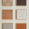 Керамогранит Mutina Фринге Вхите Тхин / Fringe White Thin матовый белый MAFT01 12,3х12,3 см