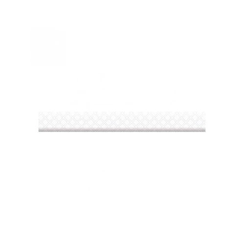 Бордюр Нефрит-Керамика объемный Катрин белый 25*3 см