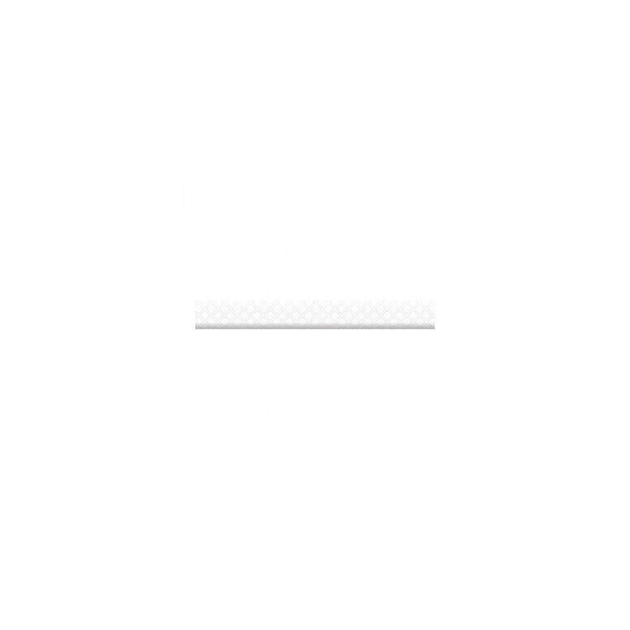 Бордюр Нефрит-Керамика объемный Катрин белый 25*3 см