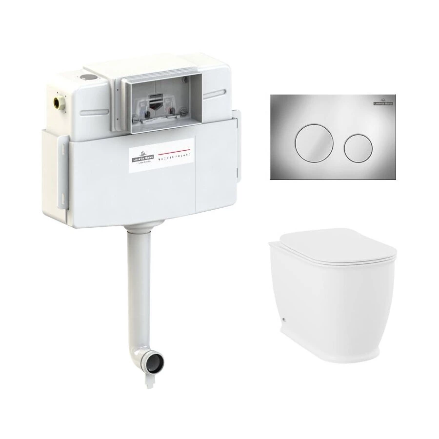 Унитаз Lavinia Boho Relfix Bell Pro 77060210 (комплект 4 в 1)