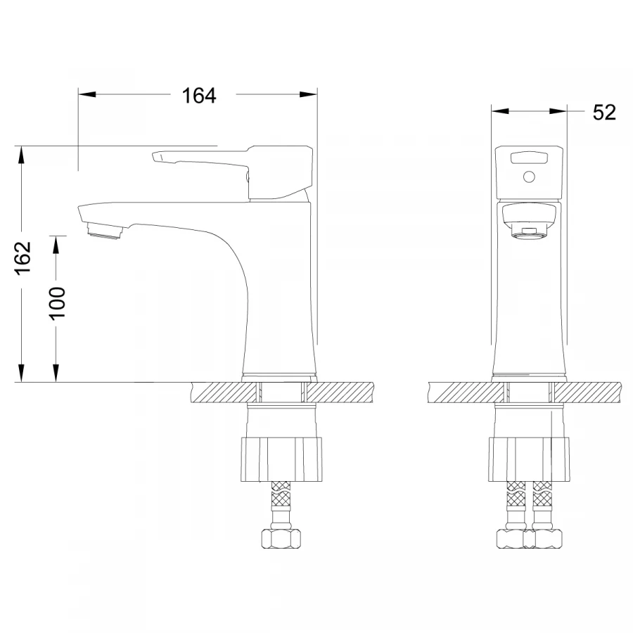 Смеситель для раковины Lemark Evitta LM0506C хром