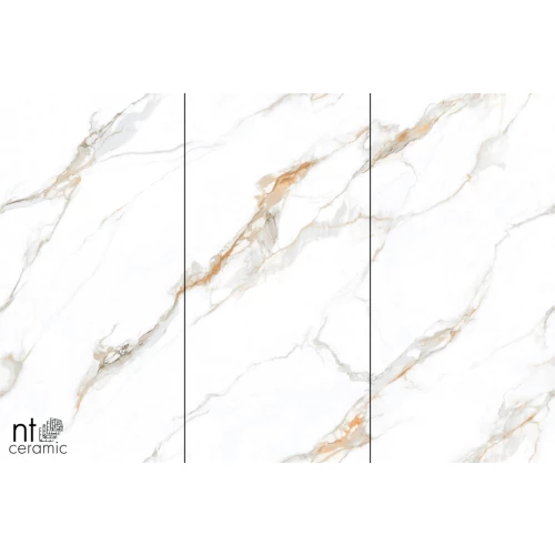 Керамогранит NT Ceramic Atlas Wide Calacatta Gold Полированный NTT3002P 240х120 см