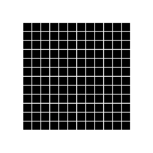 Плитка настенная Kerama Marazzi Темари черный матовый 20071 Мозаика 29,8х29,8